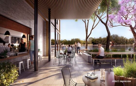 Waterbank Precinct_EA02_Restaurant Archival image from Waterbank & Lend Lease