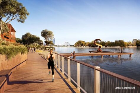 Waterbank Precinct_EA13_Boardwalk Archival image from Waterbank & Lend Lease