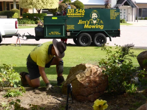 Archival image from Jim’s Mowing Number 1