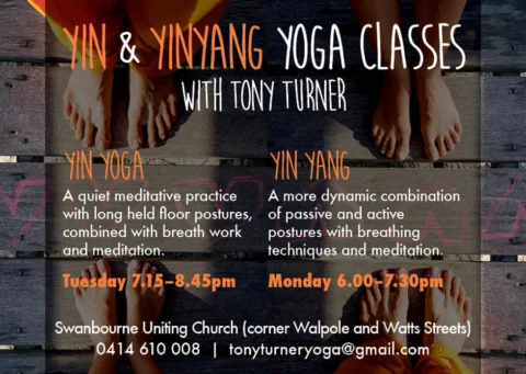 Archival image from Tony Turner Yoga