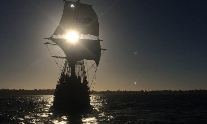 Duyfken Replica commences Twilight Sailing on the Swan River