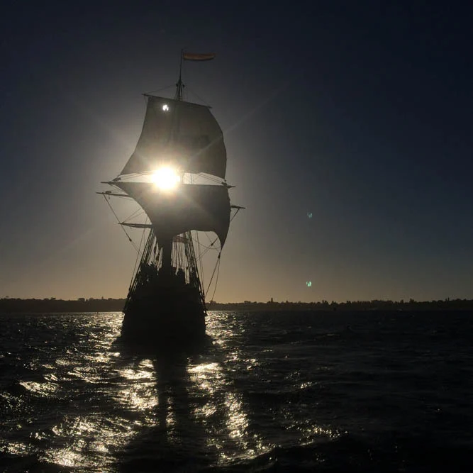 Duyfken Replica commences Twilight Sailing on the Swan River