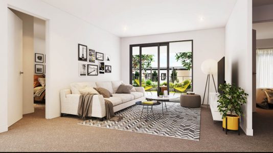 3 Bed Type G - Apt 118 - Living
