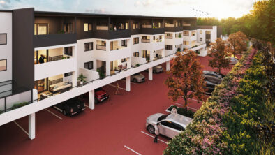 car park 5k Archival image from Palmyra Apartments Estate by Finbar
