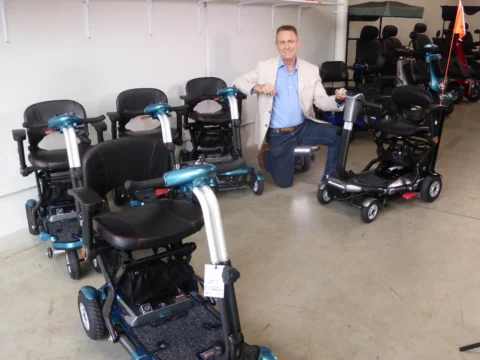 P1150709 Archival image from Out & About Healthcare – Brio Range – Folding Wheelchair