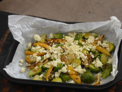 P1220324 Archival image from The Herdsman Market – Roasted Lemon Brussel Sprouts with Feta