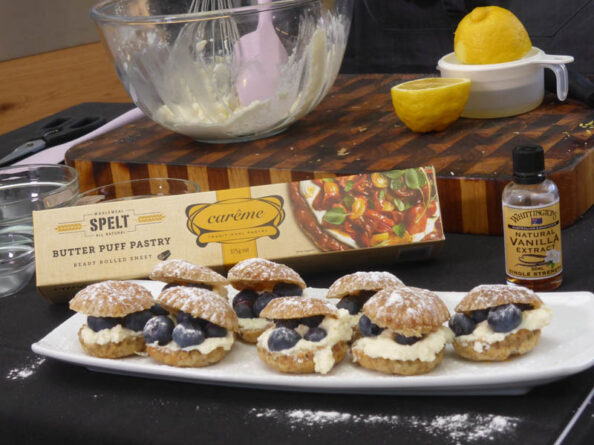 P1220364 Archival image from The Herdsman Market – Blueberry Puff Pastry Cheesecakes
