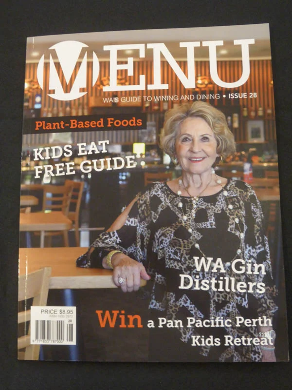 Menu Magazine $8.95 at IGA’s and Newsagents.