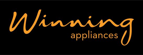 Winning Appliances Logo Pantone Orange on black