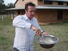 Cooking With Martin Gillespie - Retro Chef - archival photograph