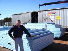 Goldfields Steel Framing - archival photograph