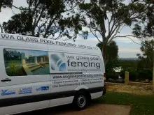 WA GLASS POOL FENCING - archival photograph