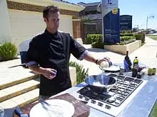 Cooking With Martin Gillespie - Retro Chef - archival photograph