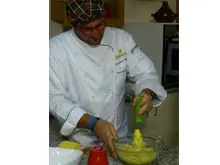 Kitchen Witch Smood potato masher & Garject garlic press - archival photograph