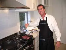 Cooking With Martin Gillespie - Retro Chef - archival photograph