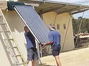 Edwards Solar Hot Water - archival photograph