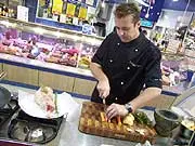 Cooking With Martin Gillespie - Retro Chef - archival photograph