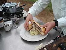 Cooking With Martin Gillespie - Retro Chef - archival photograph