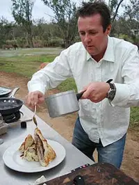 Cooking With Martin Gillespie - Retro Chef - archival photograph