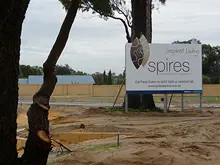 Spires Private Estate, Baldivas 'Featuring Lysaght Smartascreen Fencing' - archival photograph