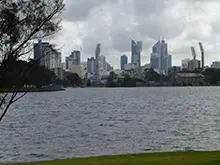 PARK ON SWAN - archival photograph