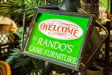 RANDO’s CANE FURNITURE - archival photograph