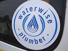 Waterwise Plumber - archival photograph