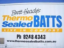 Thermosealed Batts - archival photograph