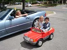 Aussie Electric Ride-on Cars - archival photograph