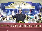 Cooking With Martin Gillespie - Retro Chef - archival photograph