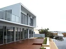 Basilica Place Bunbury 'Three superb canal houses for sale' - archival photograph