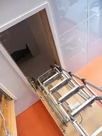 Attix Roof Access - archival photograph