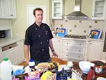 Cooking With Martin Gillespie - Retro Chef - archival photograph