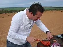 Cooking With Martin Gillespie - Retro Chef - archival photograph