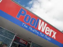 PoolWerks "Win a Hayward Tiger Robotic Cleaner' - archival photograph
