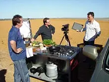Cooking With Martin Gillespie - Retro Chef - archival photograph