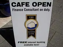 Loans Café - archival photograph