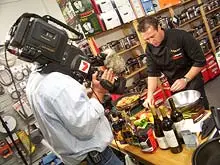 Cooking With Martin Gillespie - Retro Chef - archival photograph
