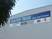 Roofmart 'MasterTruss - Harmony ColourFence' - archival photograph