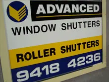 Advanced Window Shutters - archival photograph