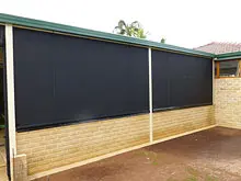 Aussie Outdoor Alfresco Cafe Blinds - archival photograph