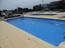 Pool Controls - archival photograph