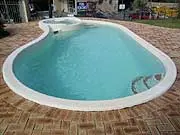 Sapphire Pools - archival photograph