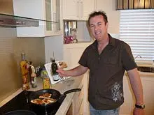 Cooking With Martin Gillespie - Retro Chef - archival photograph