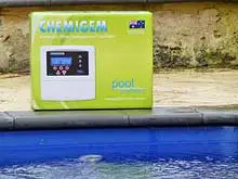 Pool Controls - archival photograph