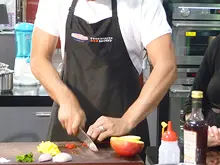Retravision 'Cooking with Embers - Sizzling Garlic Prawns' - archival photograph