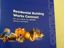 Master Builders Association 'Building Contracts' - archival photograph