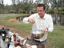 Cooking With Martin Gillespie - Retro Chef - archival photograph