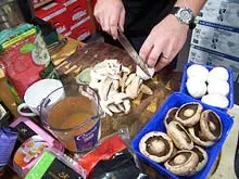 Cooking With Martin Gillespie - Retro Chef - archival photograph