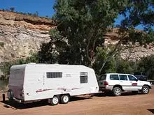 Batavia Coast Caravan Land - archival photograph